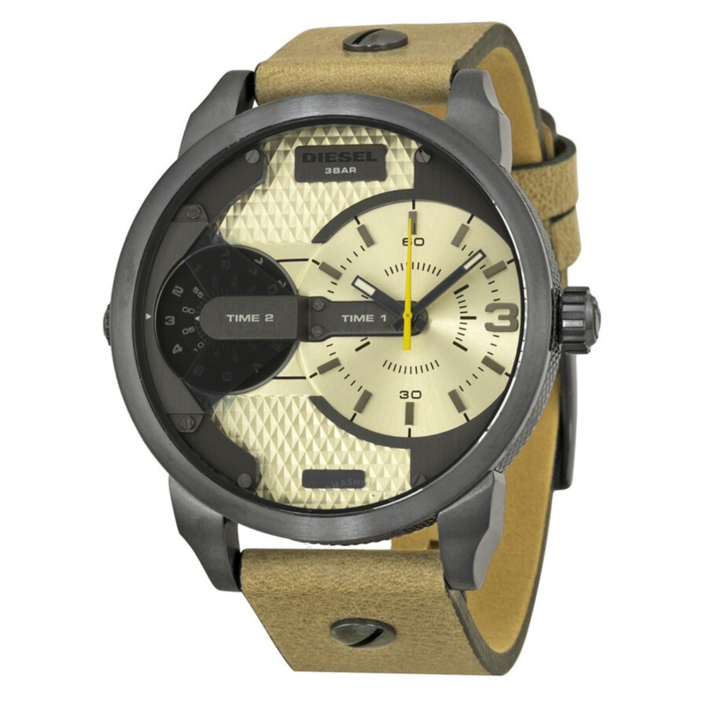 Diesel Men’s DZ7338 Mini Daddy Analog Quartz Watch